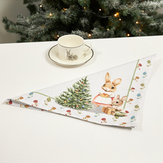Салфетка Christmas Bunny Girl Cozy Home