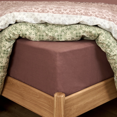 Простыня на резинке Russet Brown Cozy Home