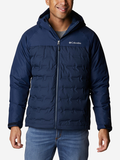 Пуховик мужской Columbia Grand Trek II Down Hooded Jacket, Синий