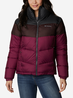 Куртка утепленная женская Columbia Puffect Color Blocked Jacket, Фиолетовый