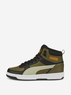 Кеды для мальчиков PUMA PUMA Rebound Joy Blocked Jr, Зеленый