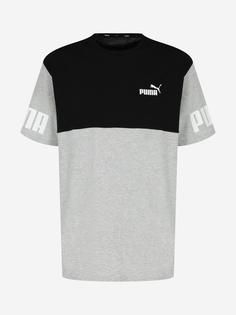 Футболка мужская PUMA Power Colorblock, Серый