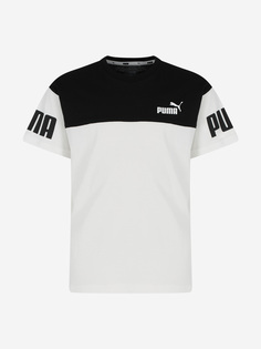 Футболка для мальчиков PUMA Power Colorblock, Белый