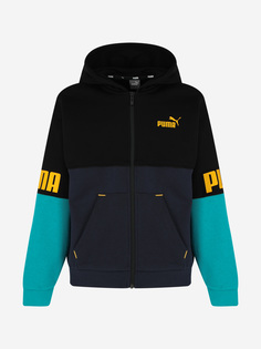 Толстовка для мальчиков PUMA Power Colorblock, Черный
