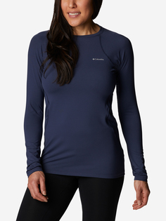 Термобелье верх женское Columbia Midweight Stretch Long Sleeve Top, Синий