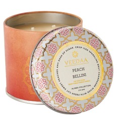 Свеча в жестяной банке Veedaa Peach Bellini