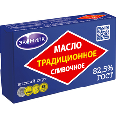 Масло сливочное Экомилк РОМБ Традиционное 82,5% 180 г