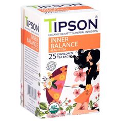 Чай органический Tipson Beauty Tea Inner Balance, 25 пакетиков