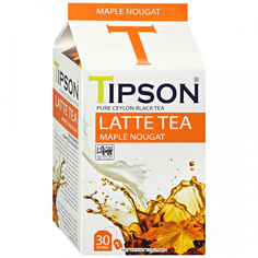 Чай черный Tipson Latte Кленовая нуга, 30 пакетиков