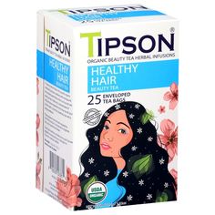 Чай органический Tipson Beauty Tea Healthy Hair, 25 пакетиков