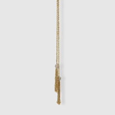 Подвеска-гирлянда елочная Goodwill с кисточками золотая, 91,5 см