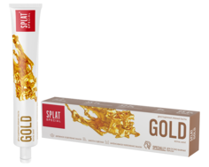Комплексная зубная паста ограниченной серии SPLAT Special GOLD ЗОЛОТО со вкусом розового шампанского, 75 мл
