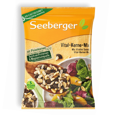 Обжаренная Смесь Seeberger очищенных семян подсолнечника, тыквы, соевых бобов и кедровых орехов, 150 г