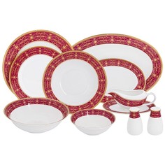 Сервиз обеденный Anna Lafarg Emily Офелия 27 предметов 6 персон