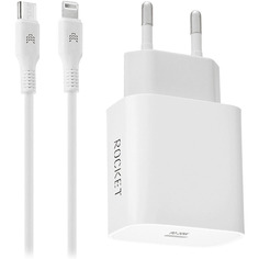Сетевое зарядное устройство Rocket Space Combo RWCC504WH20CL-C