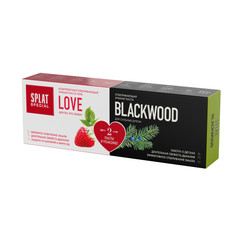 Набор зубных паст Splat Special Love и Blackwood для Него и для Нее 75 мл 2 шт