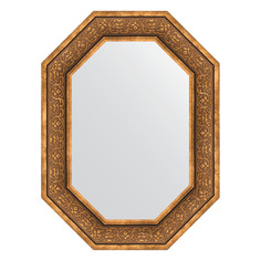 Зеркало в багетной раме Evoform - вензель бронзовый 101 mm 59x79 cm