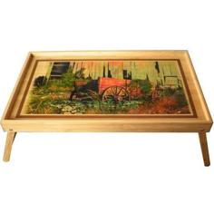 Поднос Hans&gretchen на ножках с декором 53x33x215см (32HS-8506)