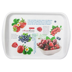 Поднос Plast Team Berry прямоугольный 365 × 255 мм (PT9214IML-BERRY)