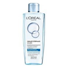 Вода мицилярная Loreal для нормальной и смешанной кожи 200 мл