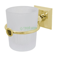 Стакан Cristal et bronze Ile de France Cristal Стакан настенный матовый золот (7770A)