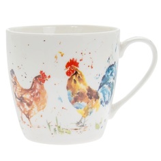 Кружка Leonardo collection Сельская жизнь петушки 300 мл