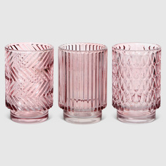 Подсвечник Hakbijl glass д8,5 см 13 см Красный в ассортименте