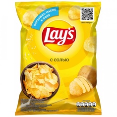 Картофельные чипсы Lays с солью, 81 г