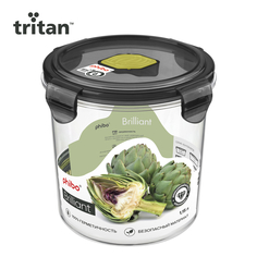 Контейнер Phibo Brilliant герметичный с клапаном 1.15 л черный круглый