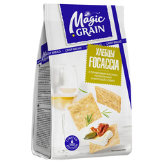 Хлебцы Хлебный Спас Magic Grain Focaccia с оливковым маслом, розмарином и морской солью 90 г