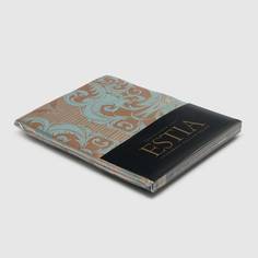 Комплект наволочек Estia Версаль ментоловый с золотым 70х70 см