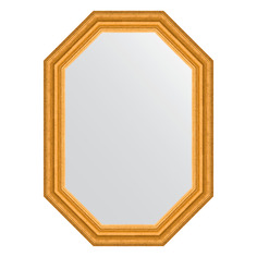 Зеркало в багетной раме Evoform - состаренное золото 67 mm 52x72 cm