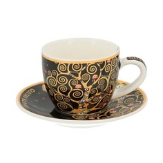 Чашка с блюдцем Carmani для кофе Древо жизни 0,08 л