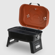 Гриль барбекю угольный Guruss BBQ мобил go красный