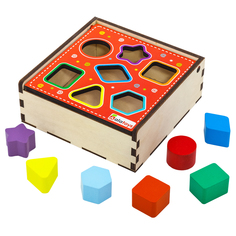 Сортер Alatoys Радуга 7 деталей и коробка