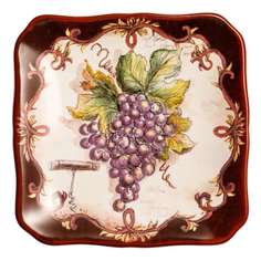 Тарелка пирожковая Certified International виноделие красный виноград 1 15 см