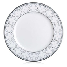 Тарелка пирожковая Noritake Трефолио платиновый кант 16,7 см