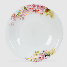 Тарелка суповая Golden Opal Pink Helen волна 22,5 см