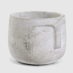 Кашпо Dekor pap Лицо белое 13х1311 см