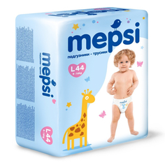 Трусики-подгузники Mepsi размер l, 9-16 кг, 44 шт