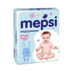 Подгузники Mepsi, размер m, 6-11 кг, 64 шт