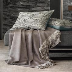 Декоративная подушка Togas Саурино серая 40х60 см