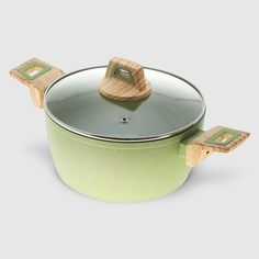 Кастрюля с крышкой Kitchenstar Olive stone 26 см
