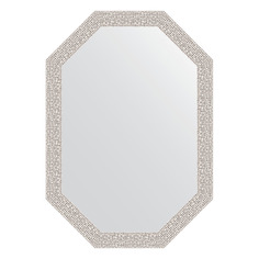 Зеркало в багетной раме Evoform - мозаика хром 46 mm 48x68 cm