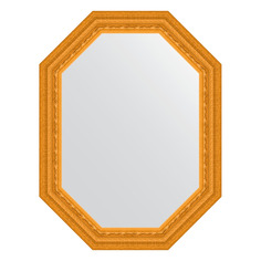 Зеркало в багетной раме Evoform - сусальное золото 80 mm 64x84 cm