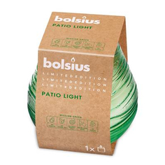 Свеча Bolsius в стекле divine earth 9,4х9,1 см вода
