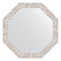 Зеркало в багетной раме Evoform - соты алюминий 70 mm 67x67 cm