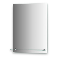 Зеркало с фацетом и полочкой Evoform 60х80 см