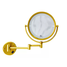 Косметическое зеркало с подсветкой Boheme Imperiale золотое 45х25,3х32 см