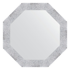 Зеркало в багетной раме Evoform - чеканка белая 70 mm 63x63 cm